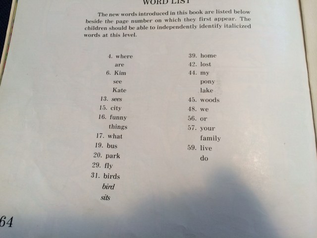 english lost and found  lev 5 photo of word list from back of book