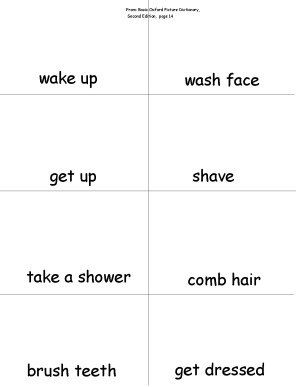 english morning activities sequence page 6 just labels