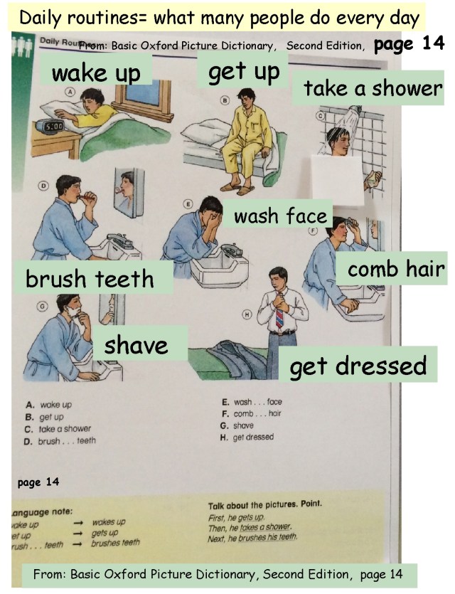 Oakland daily routine sequence page 3