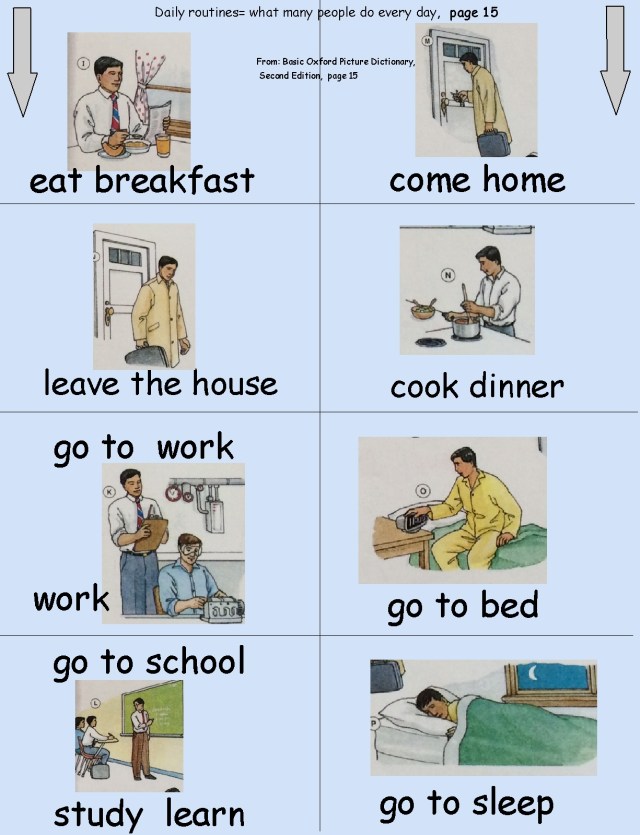 english morning activities page 15 arrows