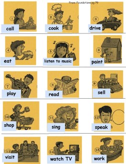 English verbs call labels  page 79