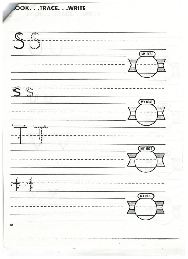 english abc print s and t 001